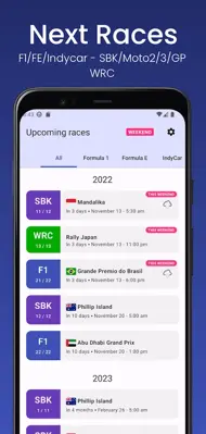 F1 x MotoGP | Agenda & Alerts android App screenshot 0